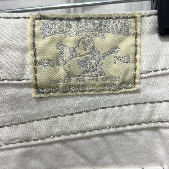Rare White/Silver True Religion Jeans - Picture 3 of 7